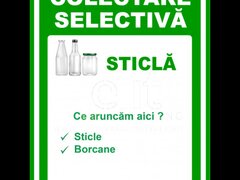 Indicator pentru colectare sticla