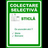 Indicator pentru colectare sticla